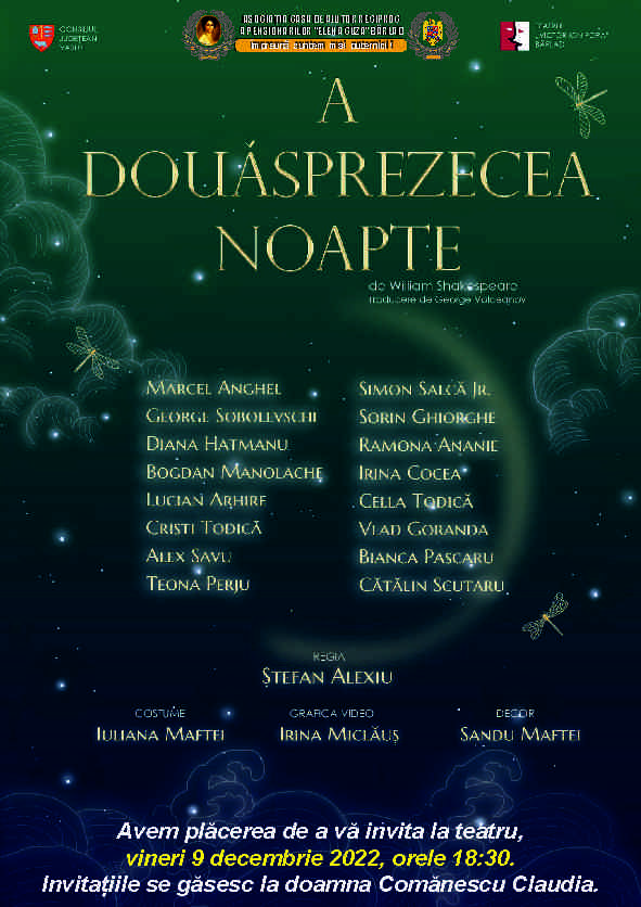 Piesa de teatru - A douăsprezecea noapte